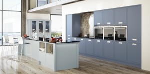 mereway kitchens dainty blue and priory blue