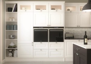 white kitchen, mereway kitchens, gainsborough