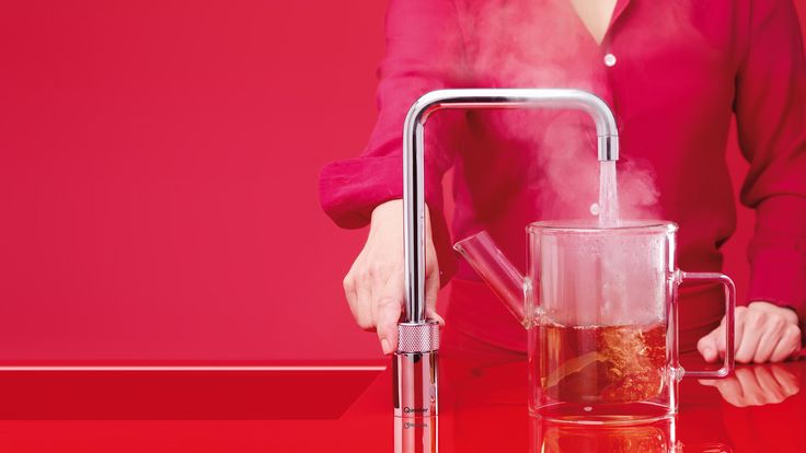 instant boiling water tap, making tea