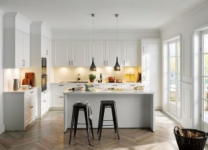 luxury fitted kitchens kent, schuller white kitchen