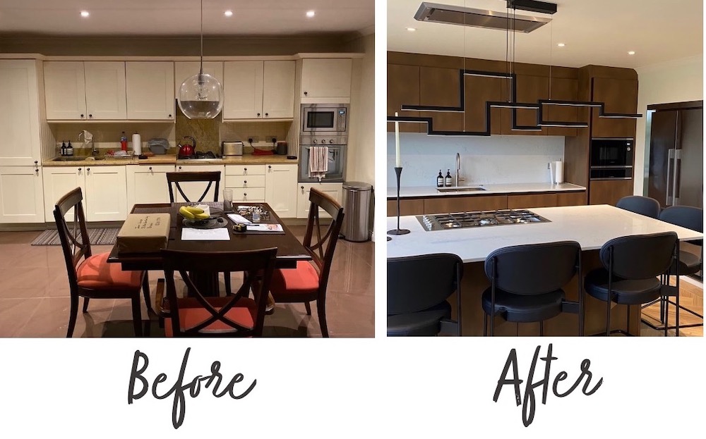 kitchen design and installaton st albans before and after