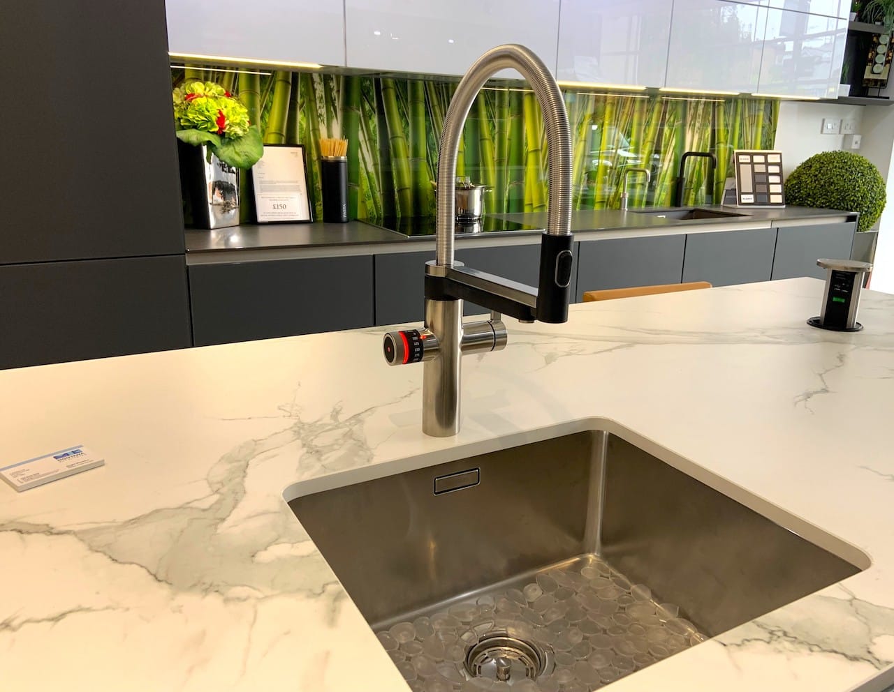 blanco evol-s pro semi-professional tap in montana kitchens showroom
